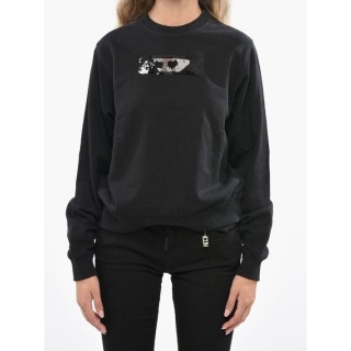 Felpa Diesel girocollo paillettes