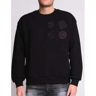 felpa g2firenze black patch