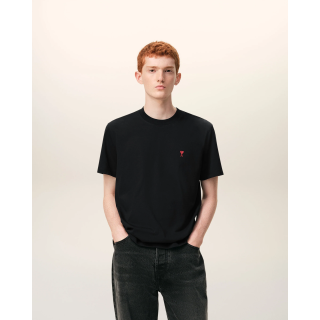 t-shirt ami paris logo ricamo