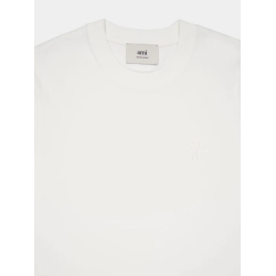 t-shirt ami paris logo rilievo