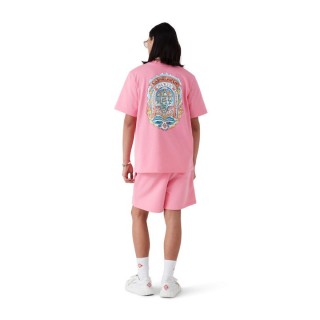 t-shirt casa blanca pink jersey