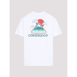 t-shirt casa blanca mountagne ondulee