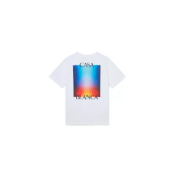 t-shirt casa blanca logo printed