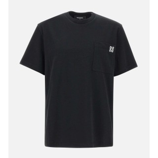 T-shirt dsq2 con taschino