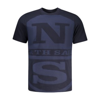 t-shirt north sails stampa