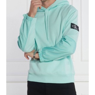 felpa calvin klein logo manica