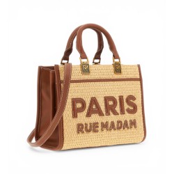 borsetta rue madam iconique mini tote straw 1534
