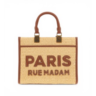 borsetta rue madam iconique mini tote straw 1534