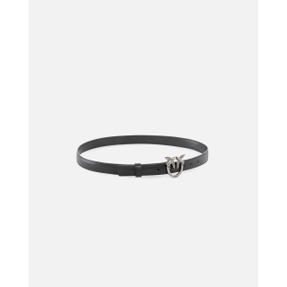 Cintura PINKO sottile Love Birds in pelle 2cm