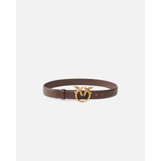 Cintura PINKO Love Birds in pelle 3cm