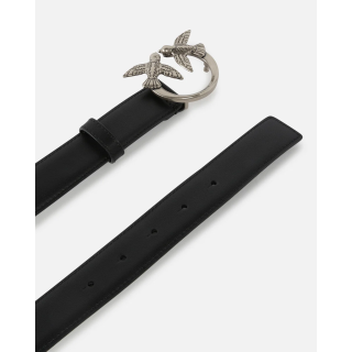 Cintura PINKO Love Birds in pelle 3cm