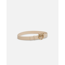 Cintura PINKO Love Birds in pelle 3cm