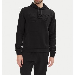 Felpa Ea7 logo rilievo