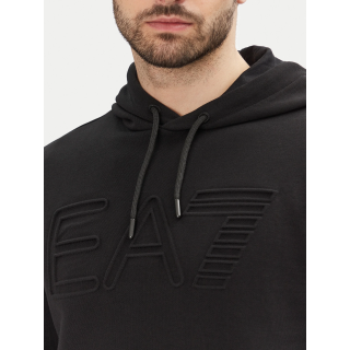 Felpa Ea7 logo rilievo