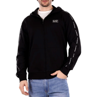 Felpa EA7 logo manica