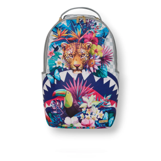 zaino sprayground 910b8625nsz  Cream Flowering Jungle Shark