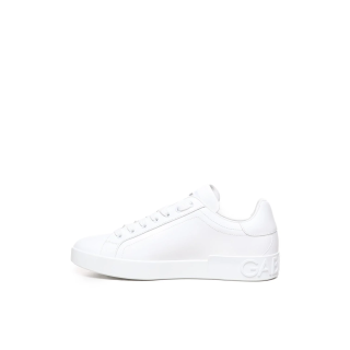 Sneakers Portofino in pelle di vitello total white