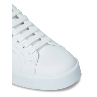 Sneakers scarpe Portofino corona oro/bianche