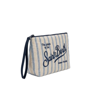 pochette saint barth tiny v stripes 6111 emb