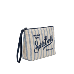 pochette saint barth tiny v stripes 6111 emb
