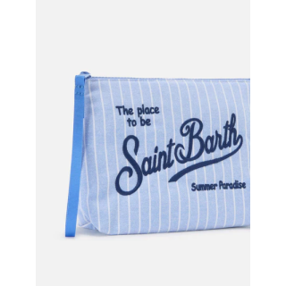 pochette saint barth big  stripes 31 emb