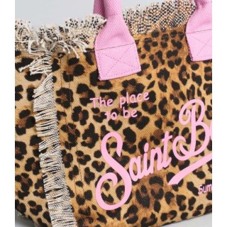 borsa sainth barth sand leopard 0021
