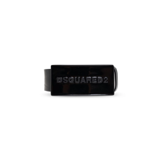 Cintura con fibbia con placca logo Dsquared2