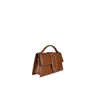 borsa Jacquemus Le Grand Bambino marrone