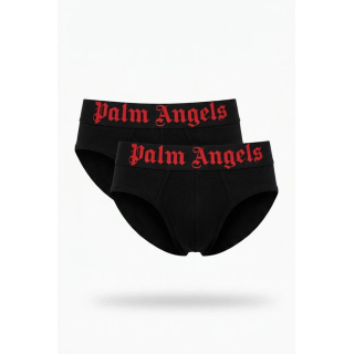 PALM ANGELS BRIEF BIPACK  BLACK RED