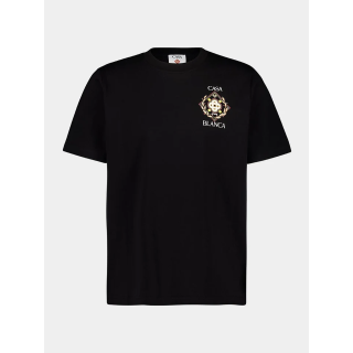 t-shirt casablanca black championship