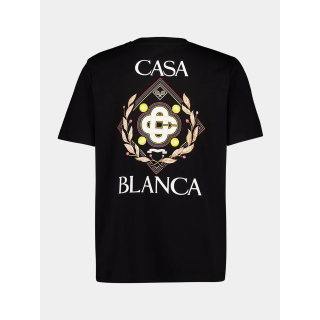 t-shirt casablanca black championship