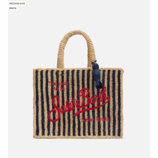 borsa saint barth collette raffia