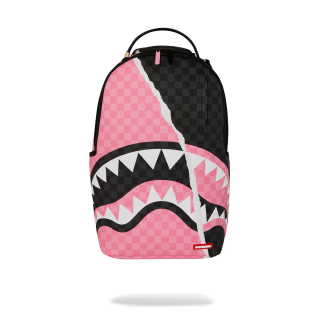 zaino sprayground PINK AND BLACK TEAR SIP BACKPACK