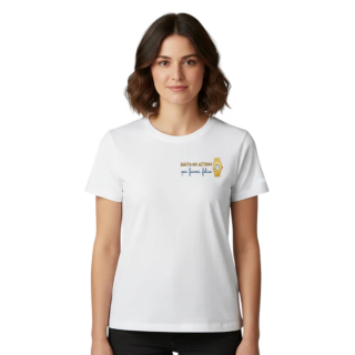 T-shirt Emilie MC2 Saint Barth con Ricamo Basta un Attimo