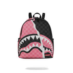 zaino sprayground  PINK AND BLACK TEAR SIP SAVAGE BACKPACK