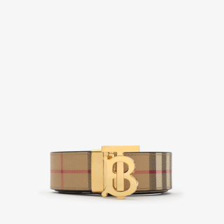 Cintura burberry TB reversibile Check