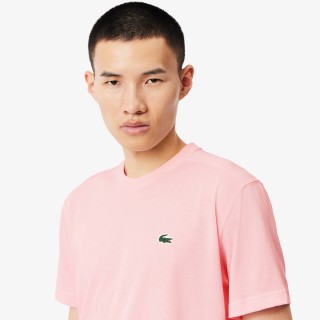 t-shirt lacoste logo gommato
