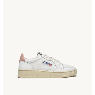 SNEAKERS MEDALIST LOW IN PELLE BIANCA E ROSA