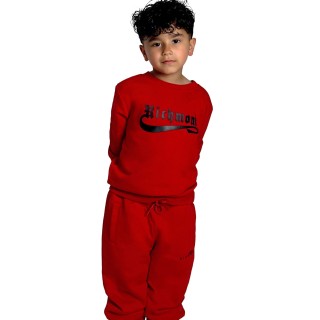 completo bimbo richmond rosso/rosso