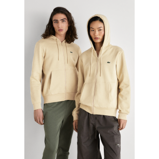 felpa lacoste cappuccio e zip