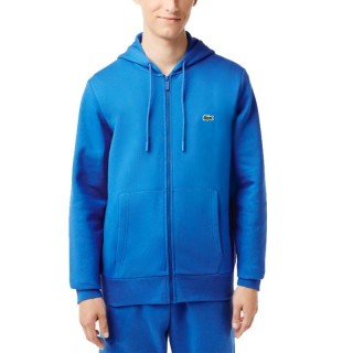 felpa lacoste cappuccio e zip