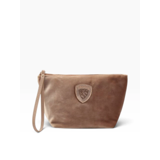 pochette in velluto blauer donna