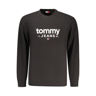 TOMMY HILFIGER FELPA  UOMO NERO DM0DM23392