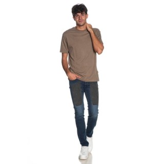 Jeans jeckerson 5 tasche alcantara grigio