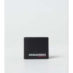 Portafoglio dsq2 in pelle