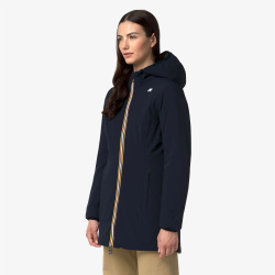 giacca lunga k-way reversibile donna k6128uw