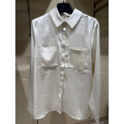 Camicia Donna Guess taschino w5rh40wfqc2
