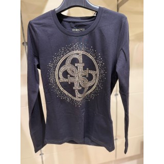 Maglia Donna Guess Logo w6bi58k7388