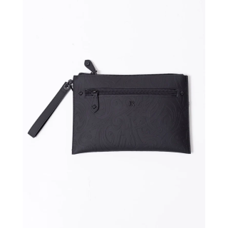 Pochette John Richmond finitura opaca e logo "JR" RMA26180BO