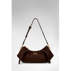 Borsa Guess a spalla Allegra in camoscio sg223718
